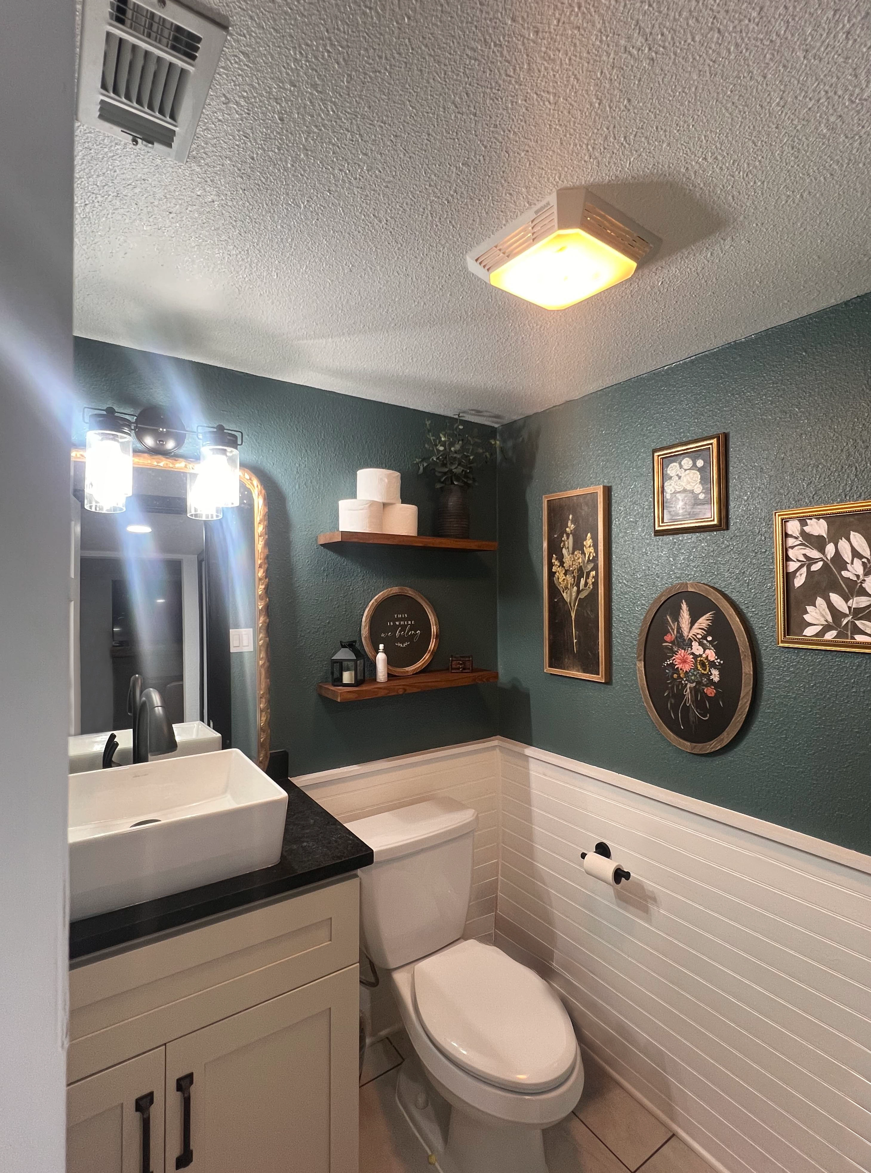 Home remodel in New Braunfels with kitchen remodel and bathroom remodel including custom tile work  completed by Kirk Homes Services.